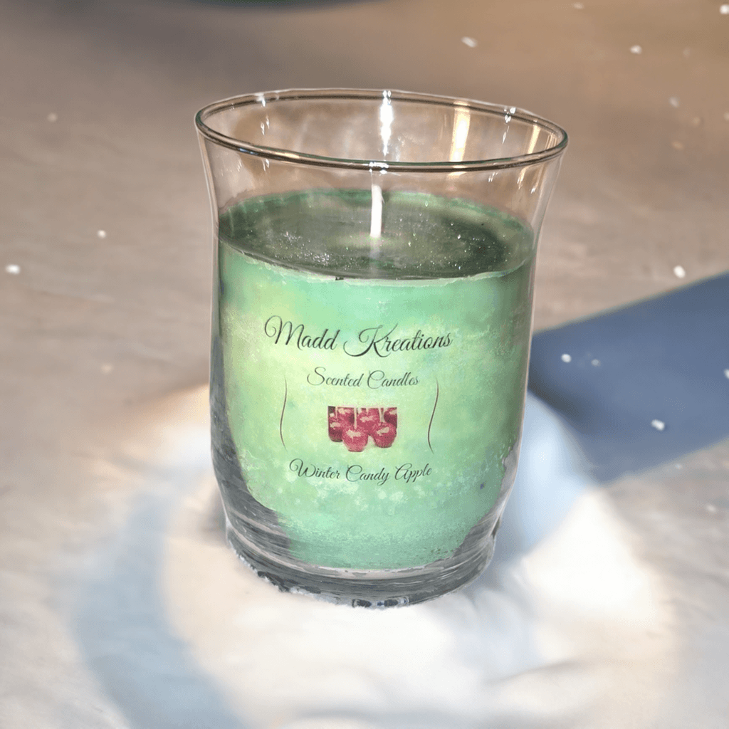 Winter Candy Apple Scented Candle - My Madd Kreations