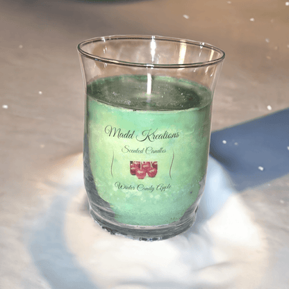 Winter Candy Apple Scented Candle - My Madd Kreations