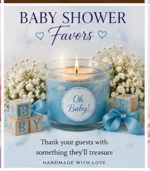 Baby Shower Candle Favors