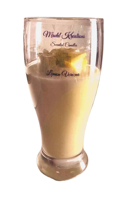 Lemon Verbena — 18oz Pilsner Glass Candle - My Madd Kreations