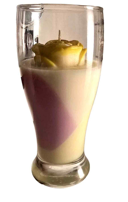 Lemon Verbena — 18oz Pilsner Glass Candle - My Madd Kreations