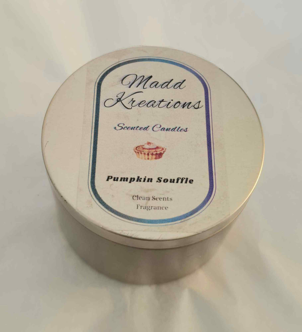 Pumpkin Soufflé — 7oz Tin Candle - My Madd Kreations