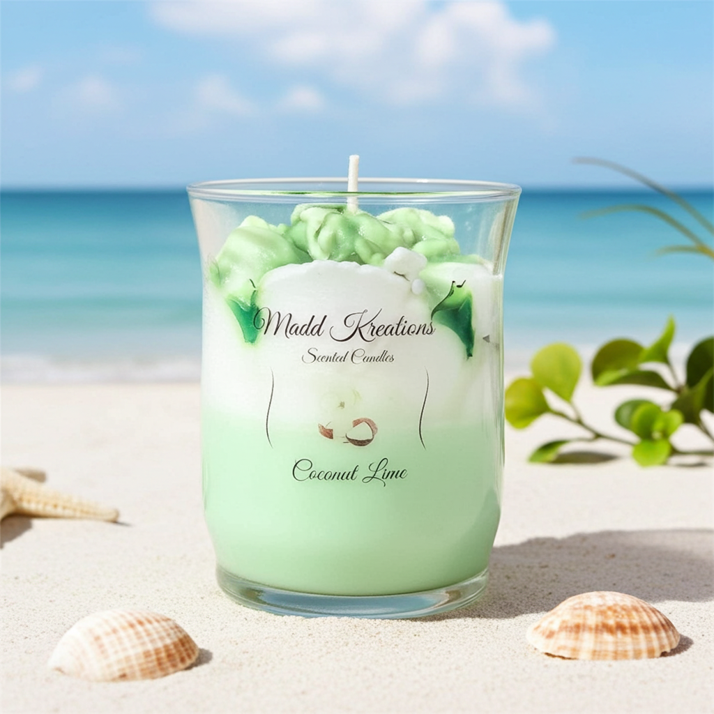 Coconut Lime Candle - Refreshing Scented Experience for Your Space
