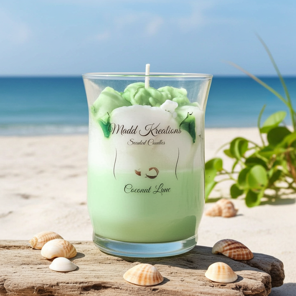 Coconut Lime Candle - Refreshing Scented Experience for Your Space