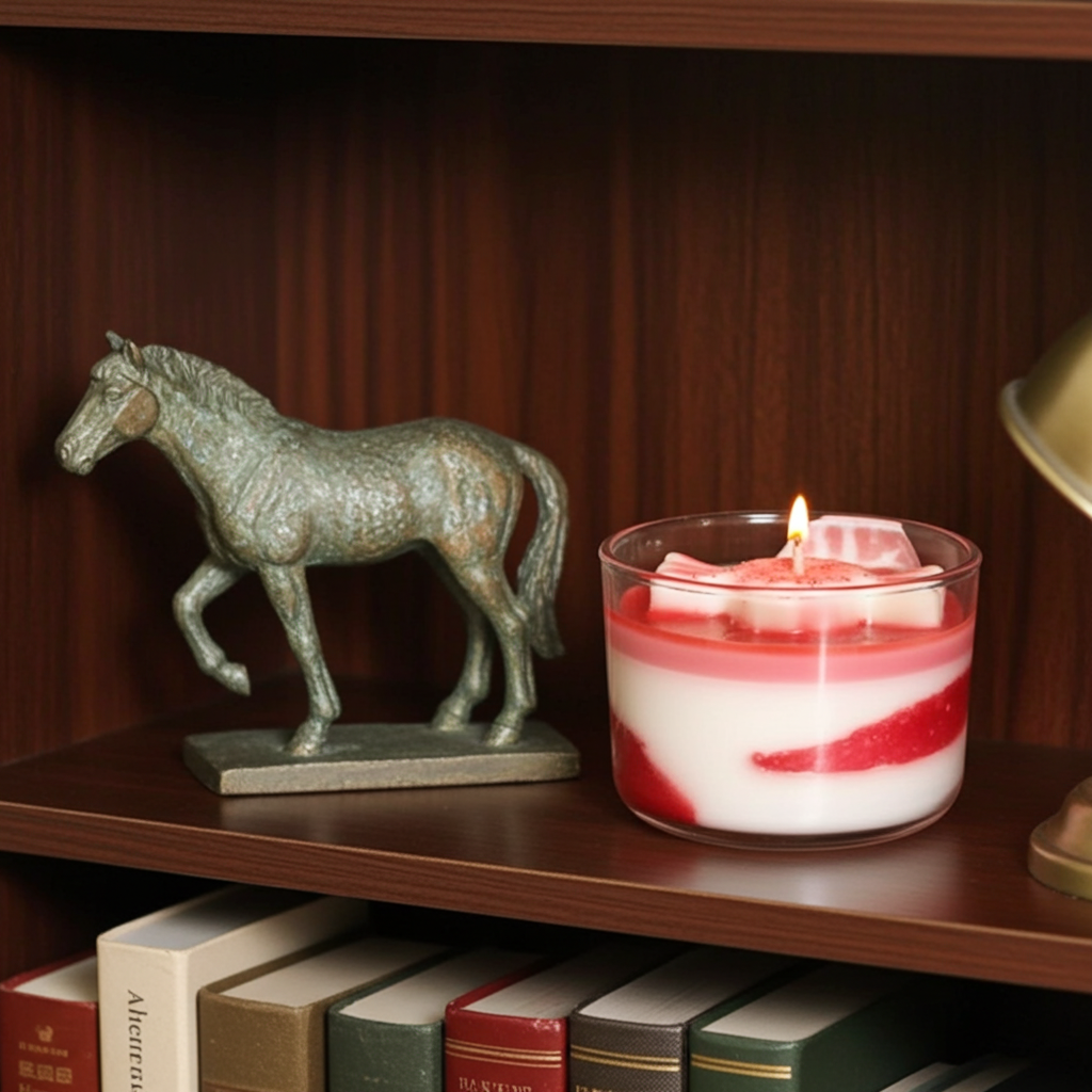 Twisted Peppermint Scented Candle – 4 oz