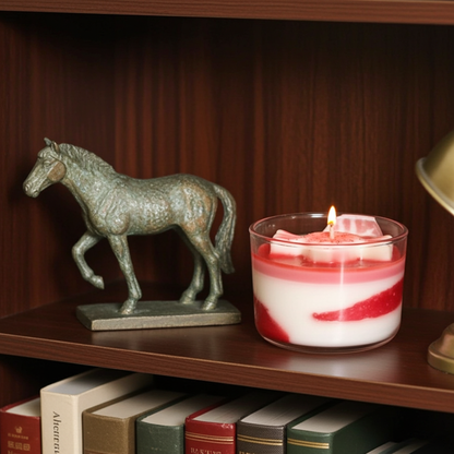 Twisted Peppermint Scented Candle – 4 oz