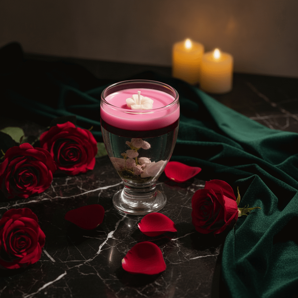 Dark Marble Red Roses
