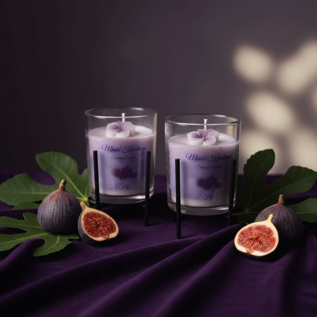 Fig Candle Set Scene