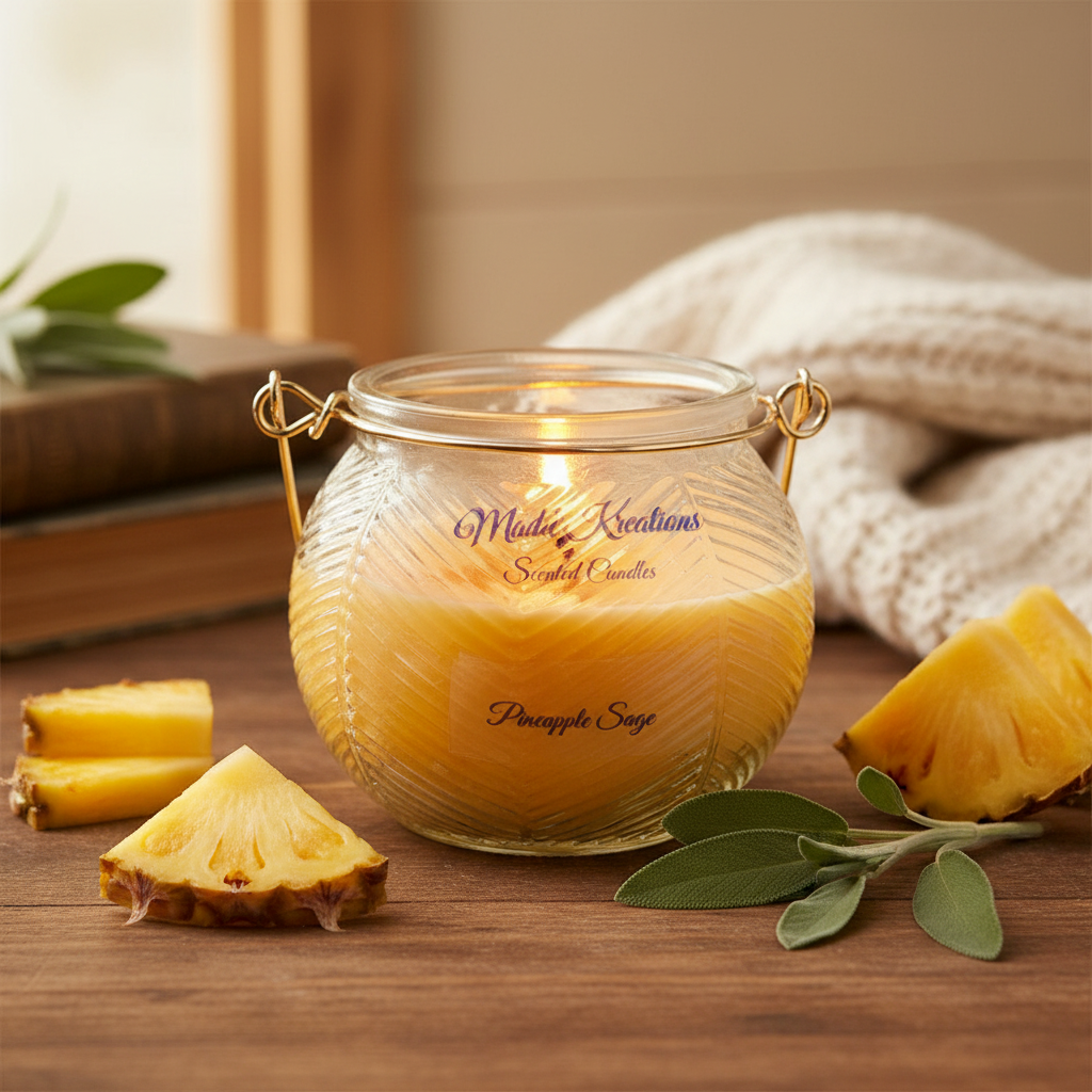 Pineapple Sage Candle lifestyle scene