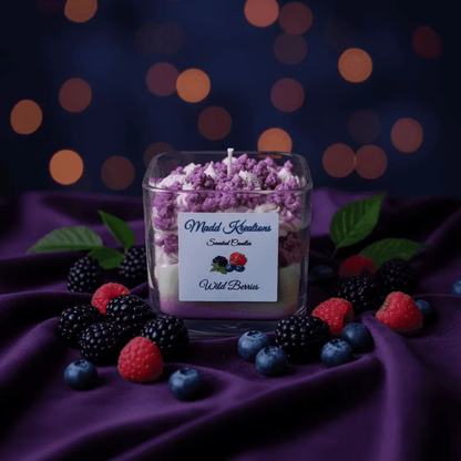 Wild Berries Scented Candle - My Madd Kreations