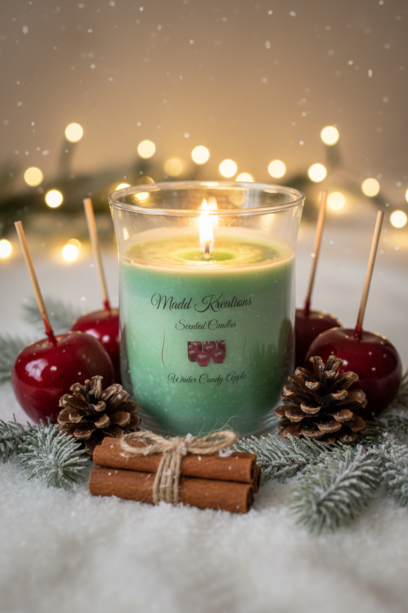 Winter Candy Apple Scented Candle