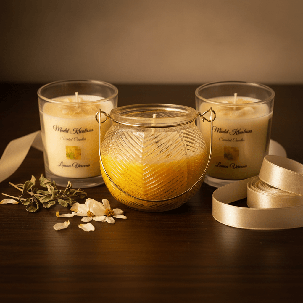 Medium Candle Bundle example - 3x 7oz