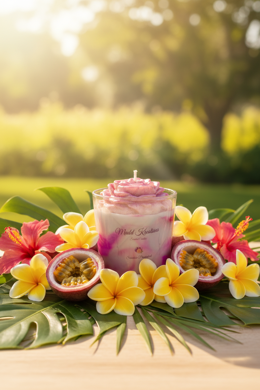 Sunshine Passionfruit Scented Candle