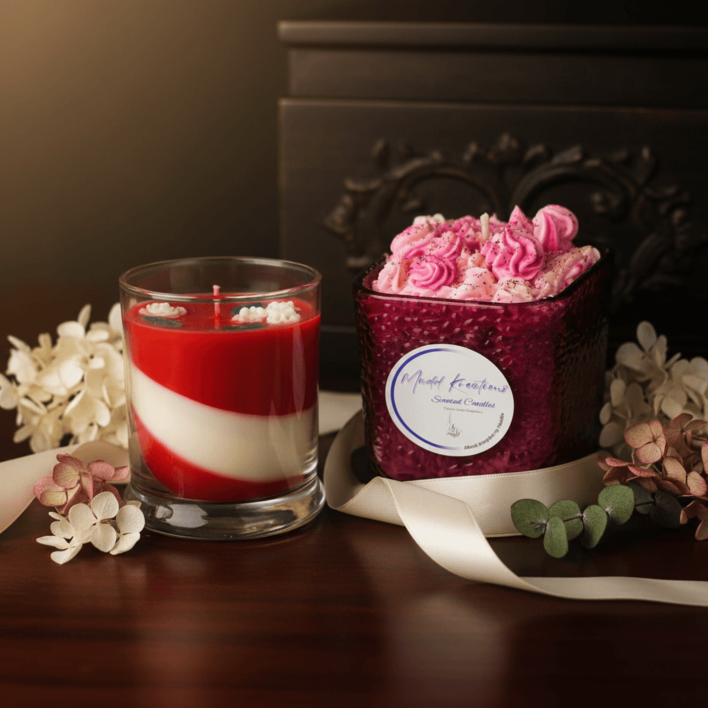 Medium Candle Bundle example - 2x 10oz