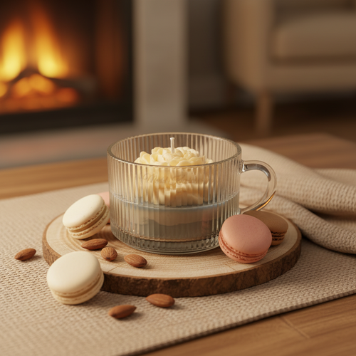 Almond Macaroon Candle lifestyle scene