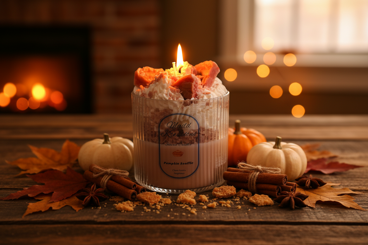 Pumpkin Souffle Crumble Scene
