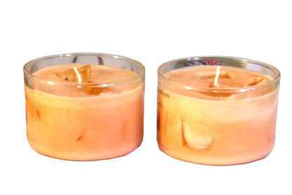 Fresh Orange Juice Candle Set - Jelly Wax Ice Cubes