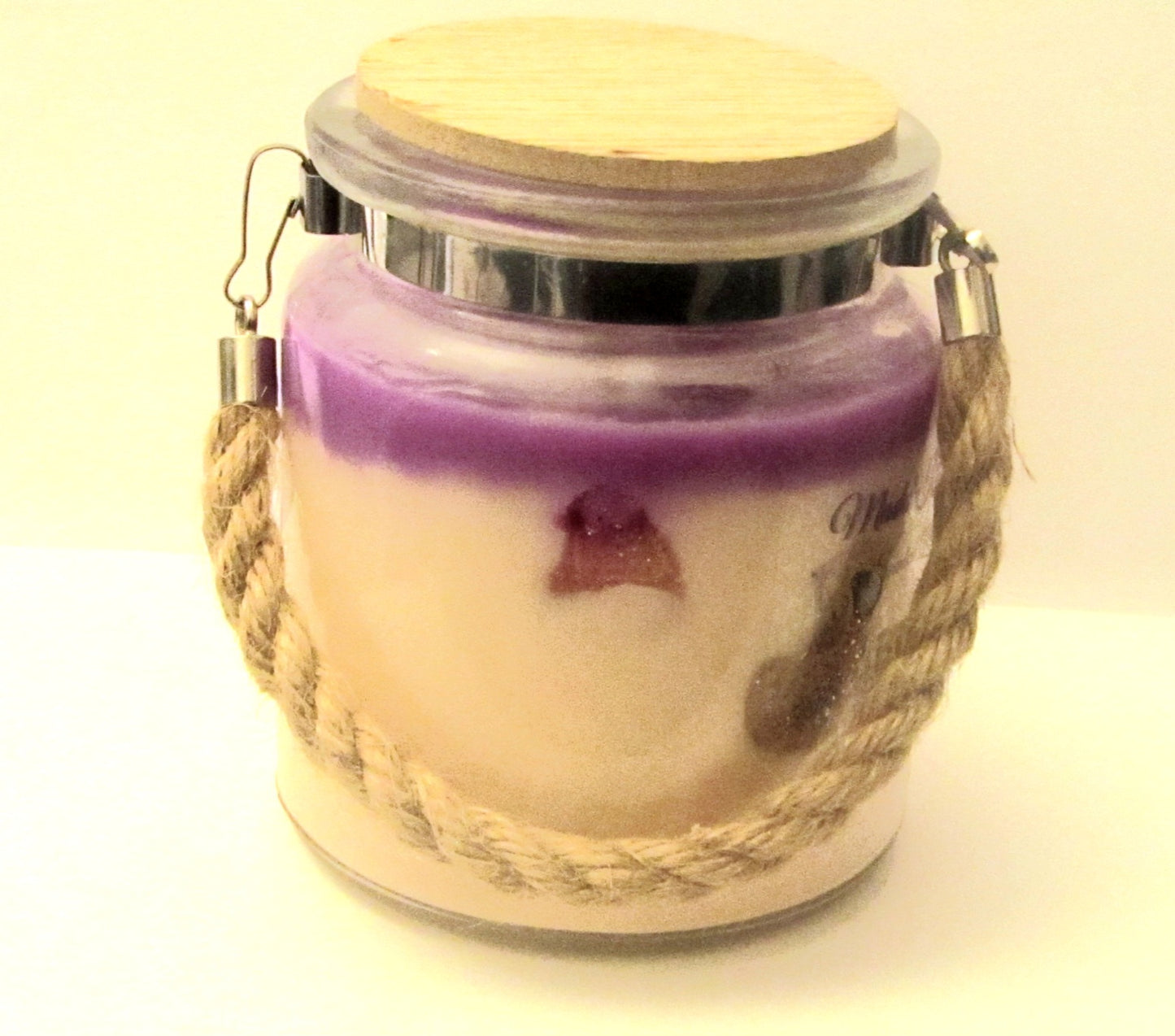 Caramelized Apple Jelly Heart Candle