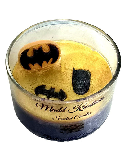Batman Themed Candle - Custom Handmade