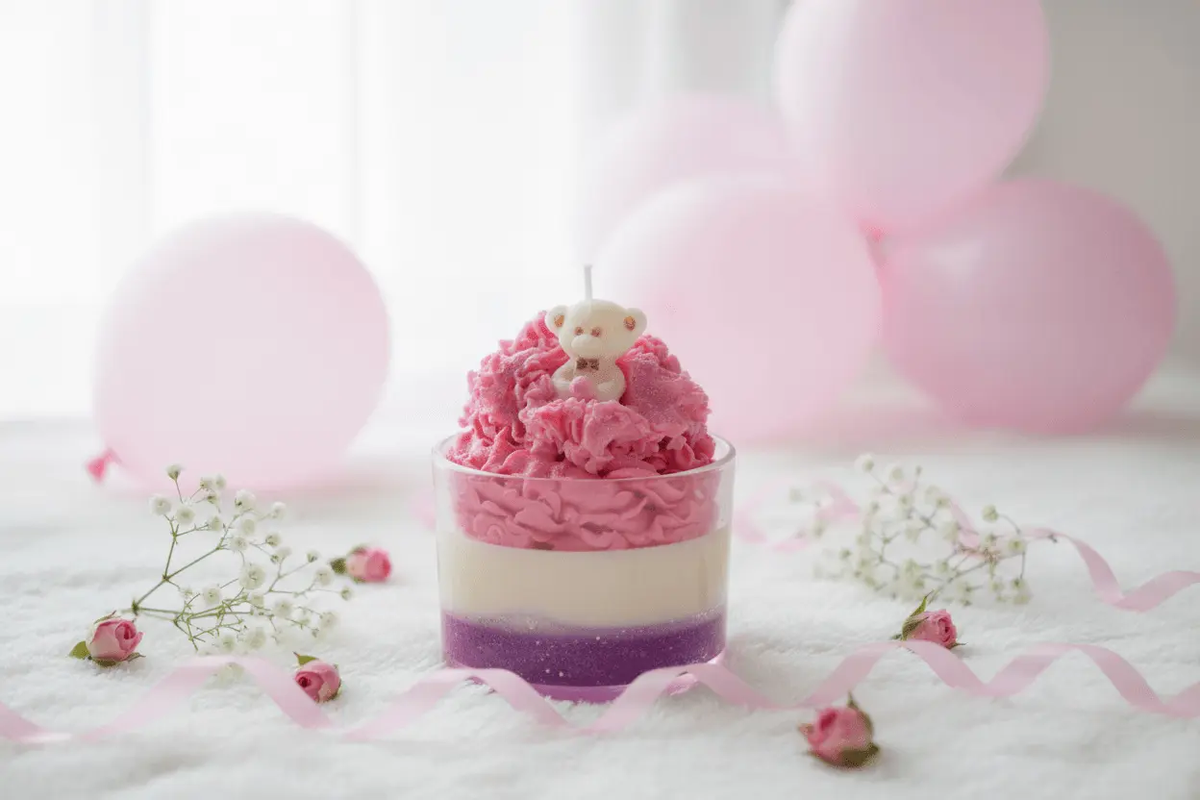 Raspberry Creme Scented Soy Candle – Hand-Poured | 50-Hr Burn - My Madd Kreations