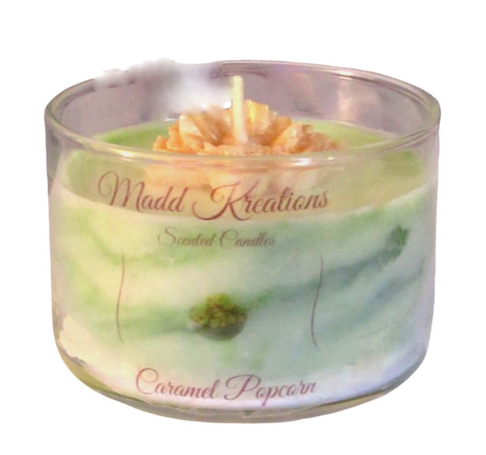 Almond Macaron Candle Set with Caramel Lemon & Fairyland Cypress - My Madd Kreations