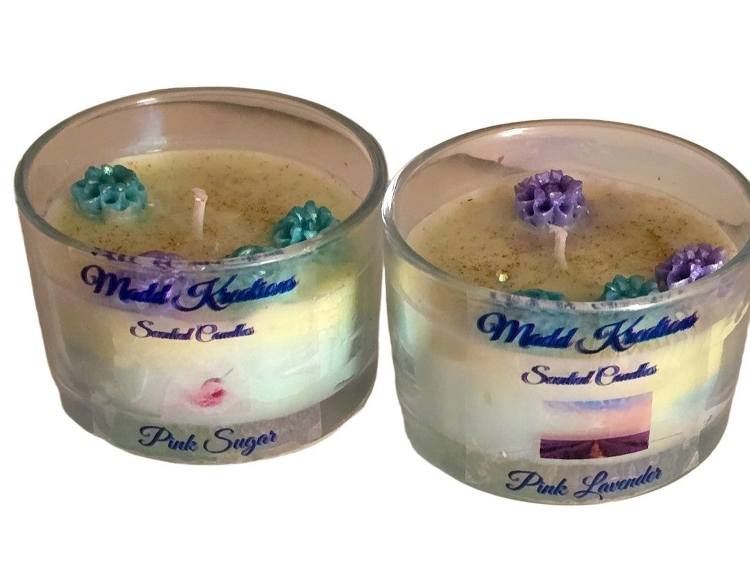Pink Sugar & Pink Lavender Candle Set