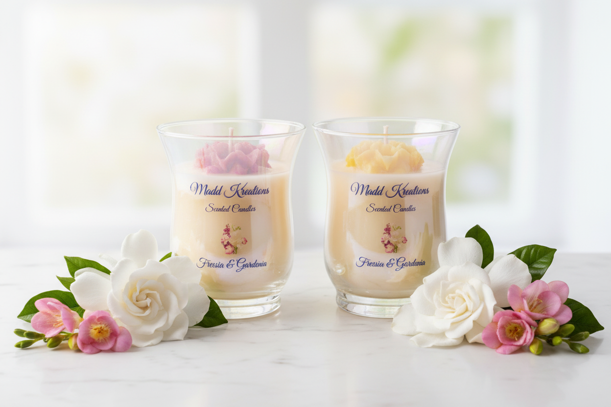 Freesia & Gardenia Candle Set