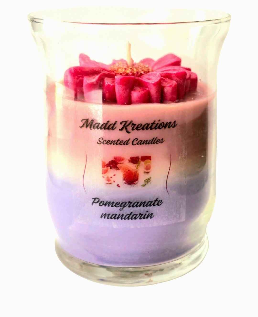 Pomegranate Mandarin Scented Candle