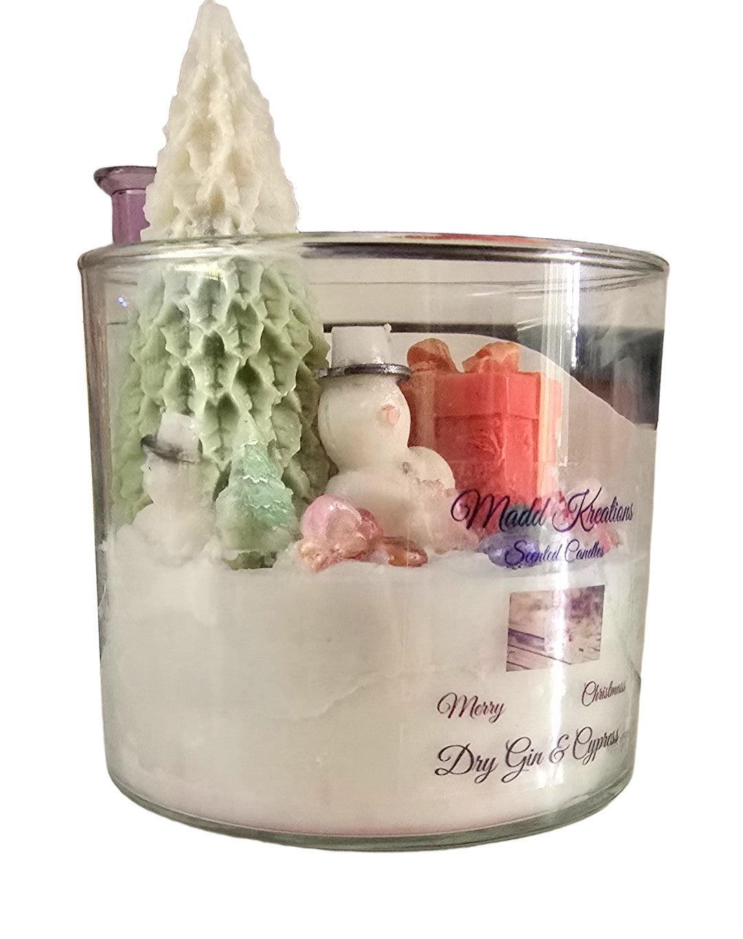 Merry Christmas Dry Gin & Cypress Scented Candle - 16 oz