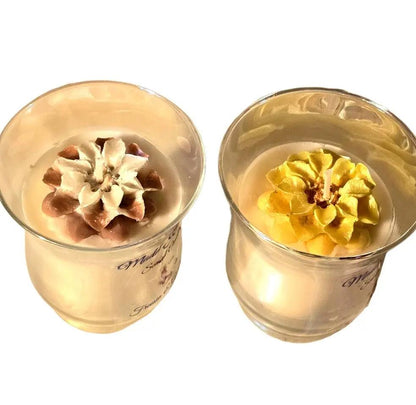 Freesia Gardenia Scented Candle Set - My Madd Kreations