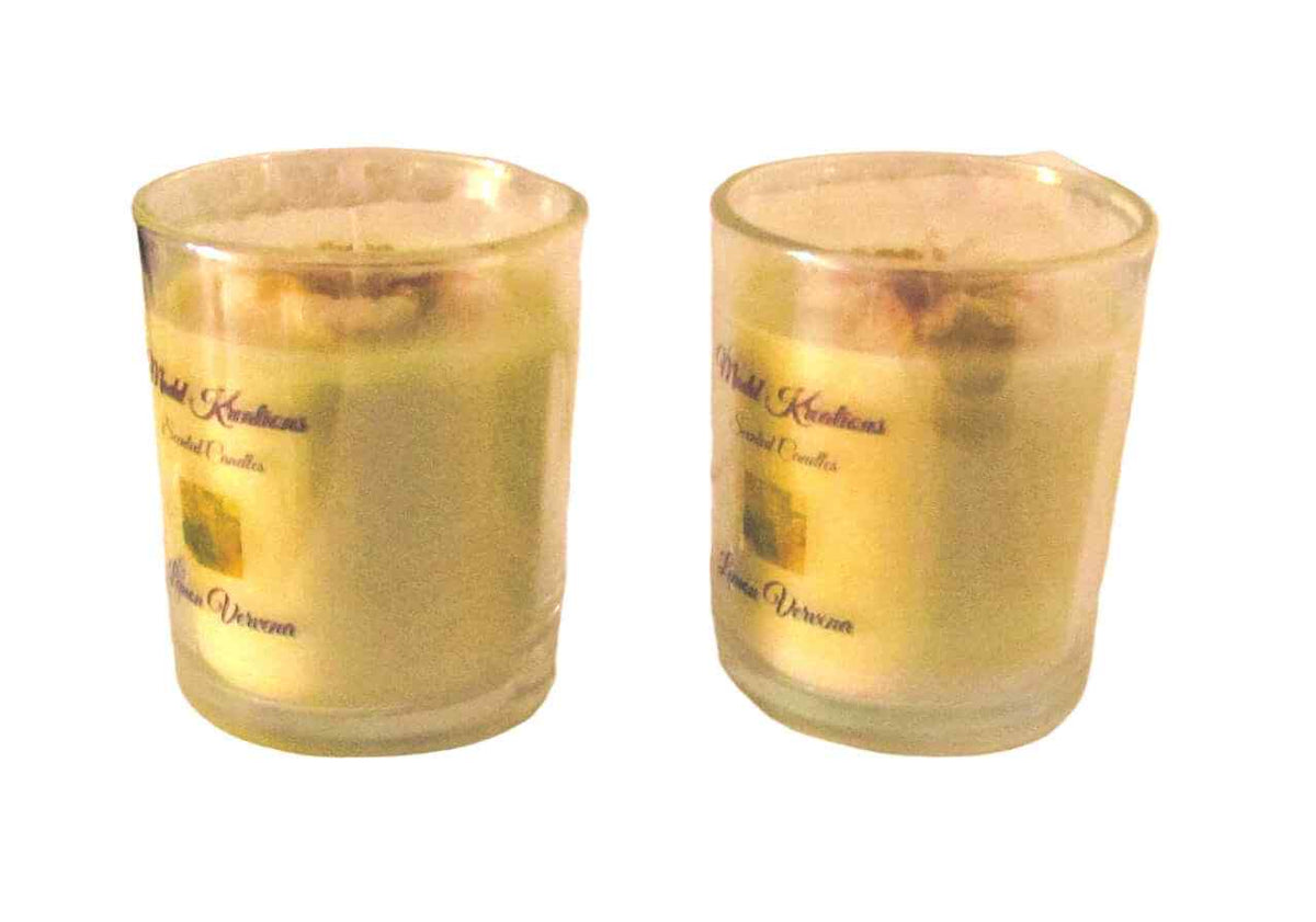 Lemon Verbena Scented Candle Set - My Madd Kreations