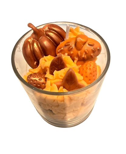 Happy Fall Pumpkin Pie Scented Candle – 12 oz