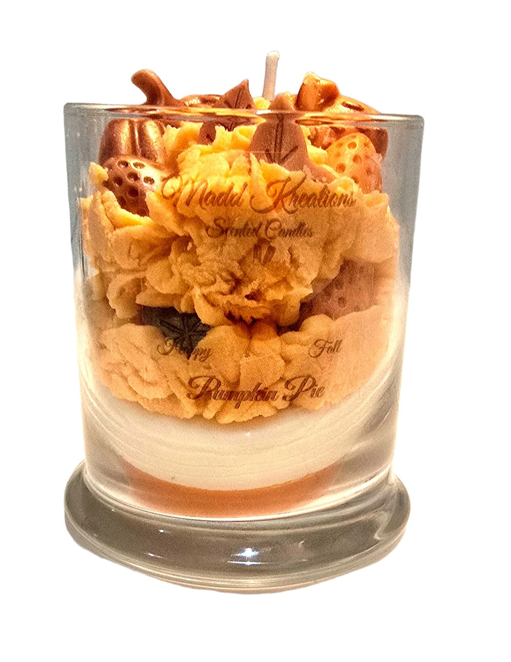 Happy Fall Pumpkin Pie Scented Candle – 12 oz