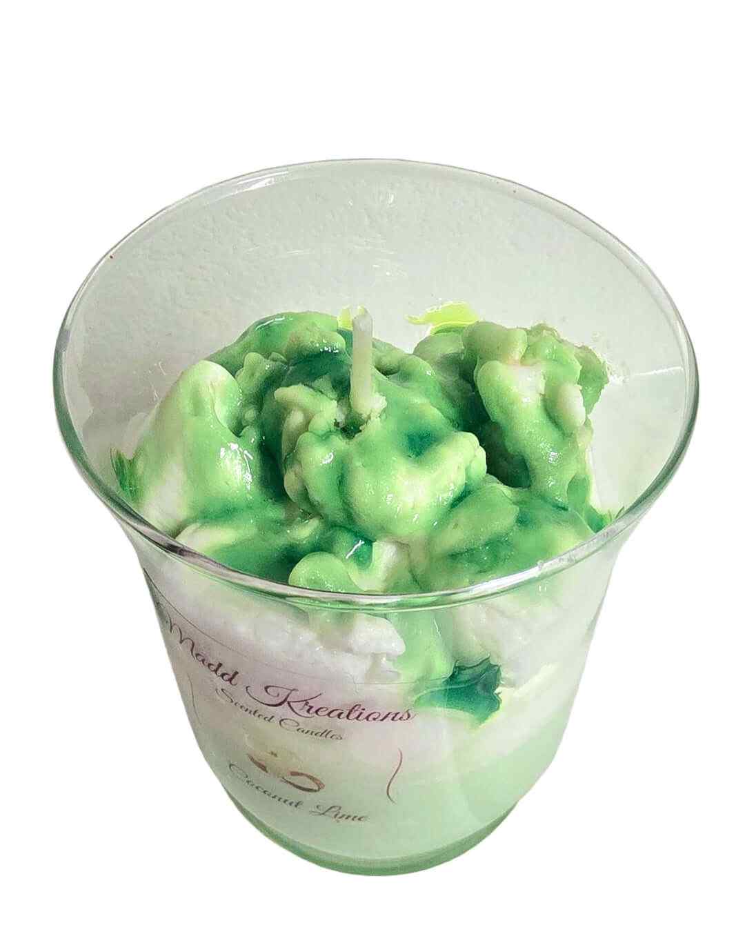 Coconut Lime Candle - Refreshing Scented Experience for Your Space - My Madd Kreations