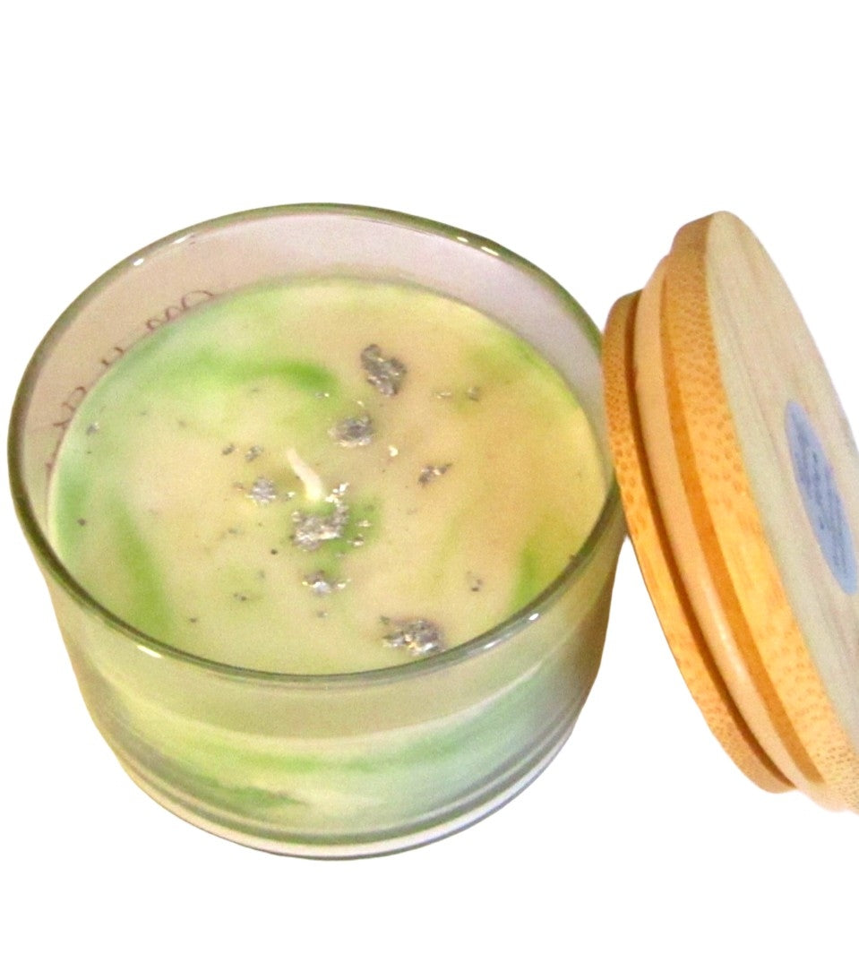 Almond Macaron Candle Set with Caramel Lemon & Fairyland Cypress
