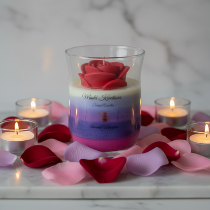 Rose Garden Luxury Candle Scene