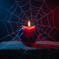 Spider-Man Heart Candle Halloween Scene