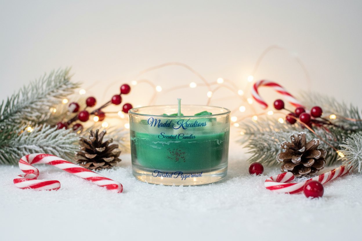 Twisted Peppermint Christmas Scene
